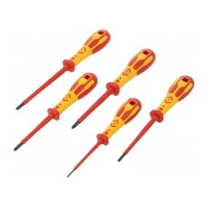 Wkrętak: izolowany-zestaw C.K T49183D