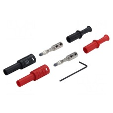 Złącze laboratoryjne: bananowe 4mm CAL TEST CT3205W