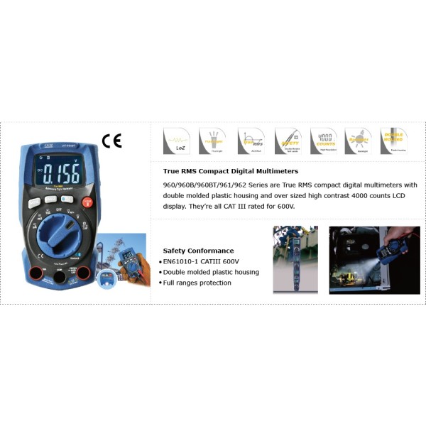 DT-960 Цифровий мультиметр True RMS