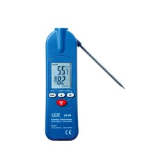 Pirometr CEM IR-98 z termometrem z sondą ostrzową 80mm