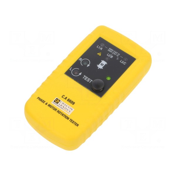 Tester: kolejności faz CHAUVIN ARNOUX C.A 6609