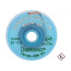 Taśma: rozlutowująca CHEMTRONICS SW80-3-5
