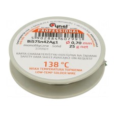 Cyna CYNEL BI57SN42AG1-B/T Ø 0.70 25 G