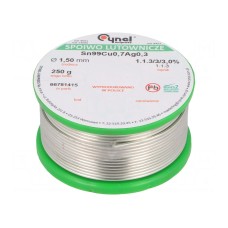 Cyna CYNEL SN99CU07AG03-1.1.3/1.5MM 250G