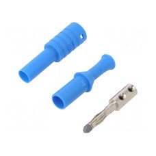 Złącze laboratoryjne: bananowe 4mm ELECTRO-PJP 1065-BL