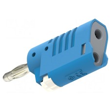 Złącze laboratoryjne: bananowe 4mm ELECTRO-PJP 1087-BL