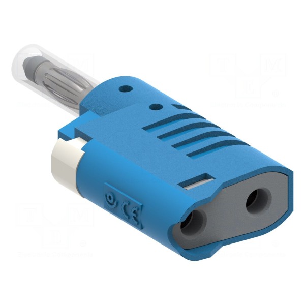 Złącze laboratoryjne: bananowe 4mm ELECTRO-PJP 1089-BL