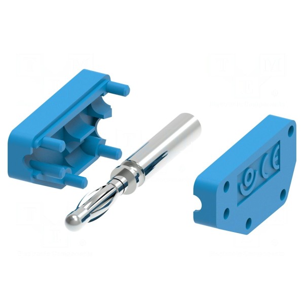 Złącze laboratoryjne: bananowe 2mm ELECTRO-PJP 215-BL