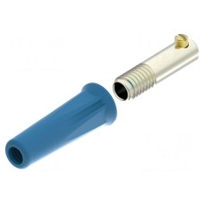 Złącze laboratoryjne: bananowe 4mm ELECTRO-PJP 3030-C-BL