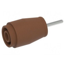 Złącze laboratoryjne: bananowe 4mm ELECTRO-PJP 3243/PCB-BN