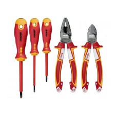 Zestaw narzędzi: szczypce, wkrętaki izolowane FELO 41395199