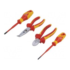 Zestaw narzędzi: szczypce, wkrętaki izolowane GEDORE 3100340