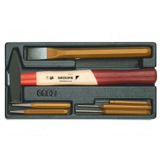 Zestaw narzędzi: dłuta GEDORE 6613760