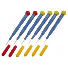 Wkrętak: precyzyjny-zestaw GOLDTOOL GSD-675