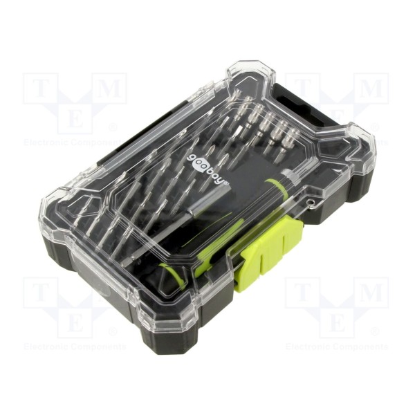 Zestaw narzędzi: końcówki wkrętakowe GOOBAY 77840