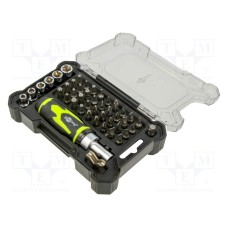 Zestaw narzędzi: końcówki wkrętakowe GOOBAY 77842