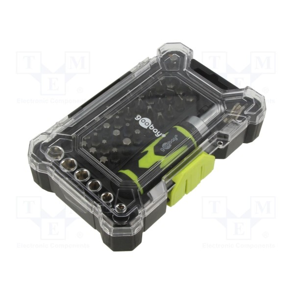 Zestaw narzędzi: końcówki wkrętakowe GOOBAY 77842