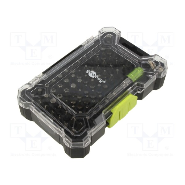 Zestaw narzędzi: końcówki wkrętakowe GOOBAY 77843