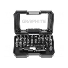 Zestaw narzędzi: końcówki wkrętakowe GRAPHITE 56H618