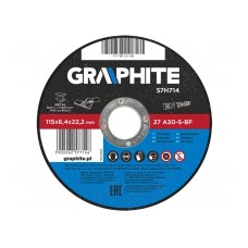 Tarcza szlifierska GRAPHITE 57H714