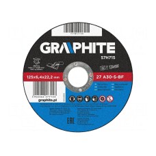 Tarcza szlifierska GRAPHITE 57H715