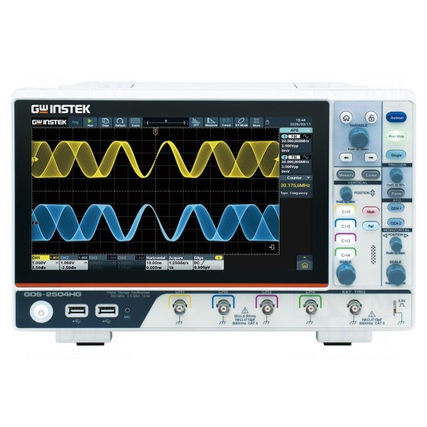 Oscyloskop: cyfrowy GW INSTEK GDS-2254HG