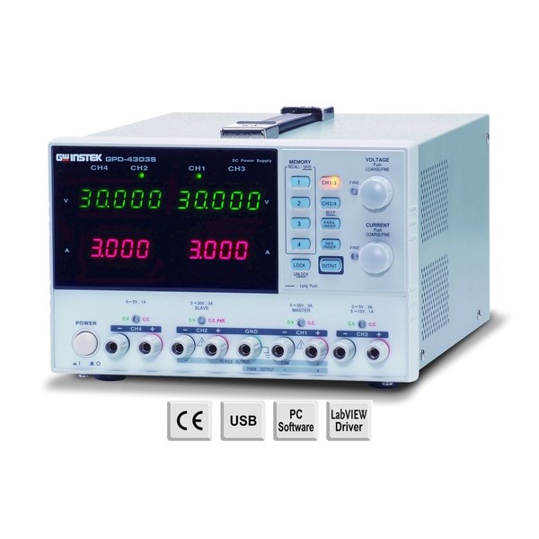 Zasilacz laboratoryjny: programowalny GW INSTEK GPD-3303D