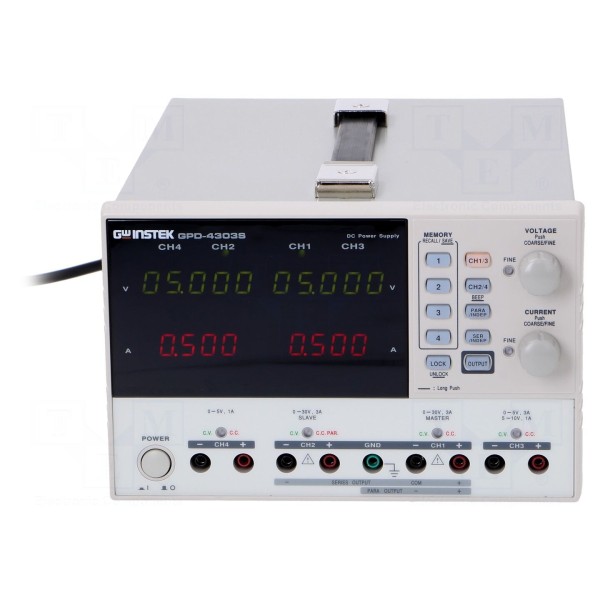 Zasilacz laboratoryjny: programowalny GW INSTEK GPD-4303S
