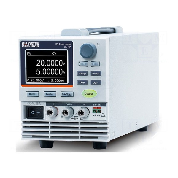 Zasilacz laboratoryjny: standardowy GW INSTEK GPE-1205