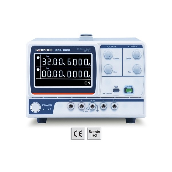 Zasilacz laboratoryjny: standardowy GW INSTEK GPE-3323