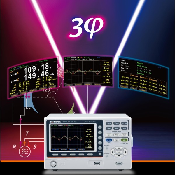 Miernik: mocy GW INSTEK GPM-8330-60