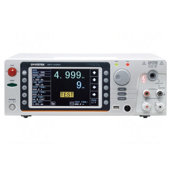 Tester bezpieczeństwa GW INSTEK GPT-15004