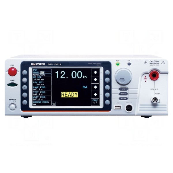 Tester bezpieczeństwa GW INSTEK GPT-15012