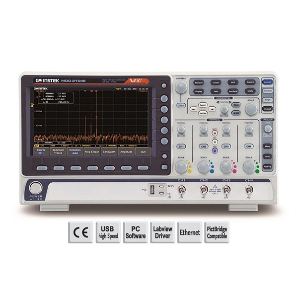 Oscyloskop: cyfrowy GW INSTEK MDO-2074EG