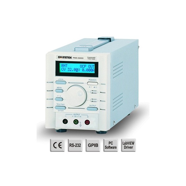 Zasilacz laboratoryjny: programowalny GW INSTEK PSS-3203
