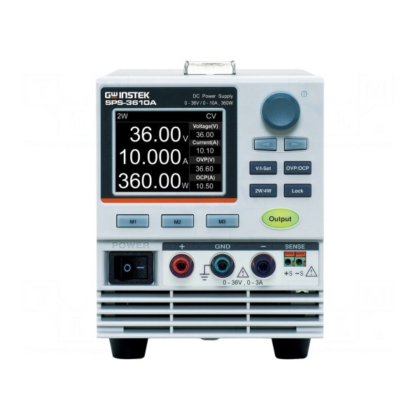 Zasilacz laboratoryjny: standardowy GW INSTEK SPS-3610A