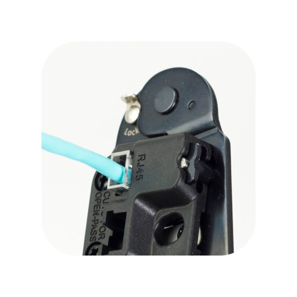 Zaciskacz wtyków 8p stand. i 8p przelotowych HT-28E