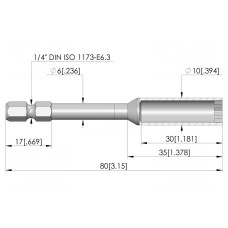 Narzędzie: do montażu INGUN BIT-HKR-612SW8