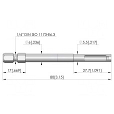Narzędzie: do montażu INGUN BIT-HSS-150M-300