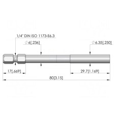 Narzędzie: do montażu INGUN BIT-HSS-621M-500