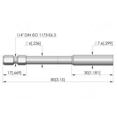 Narzędzie: do montażu INGUN BIT-HSS-623M-600
