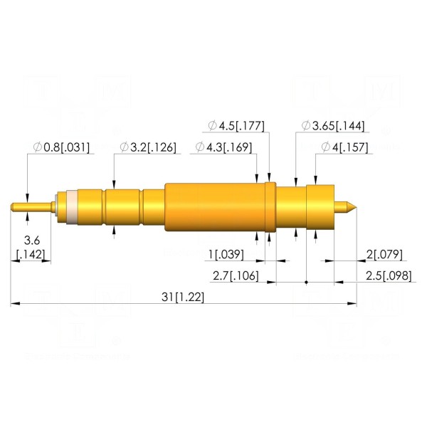 Igła testowa INGUN DPS-445-0002