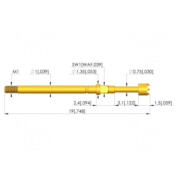 Igła testowa INGUN GKS-001-0059