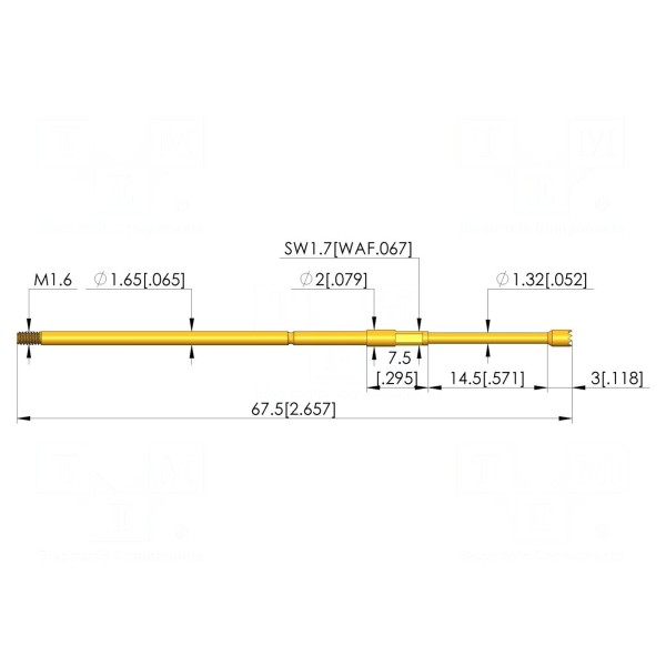 Igła testowa INGUN GKS-212-0002