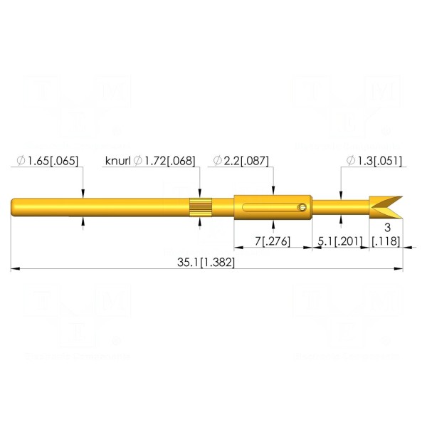 Igła testowa INGUN GKS-710-0015