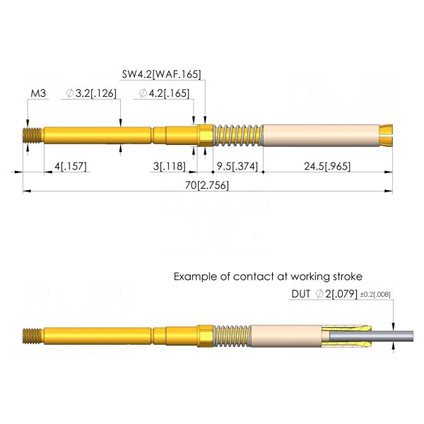 Igła testowa INGUN HKR-672-0011