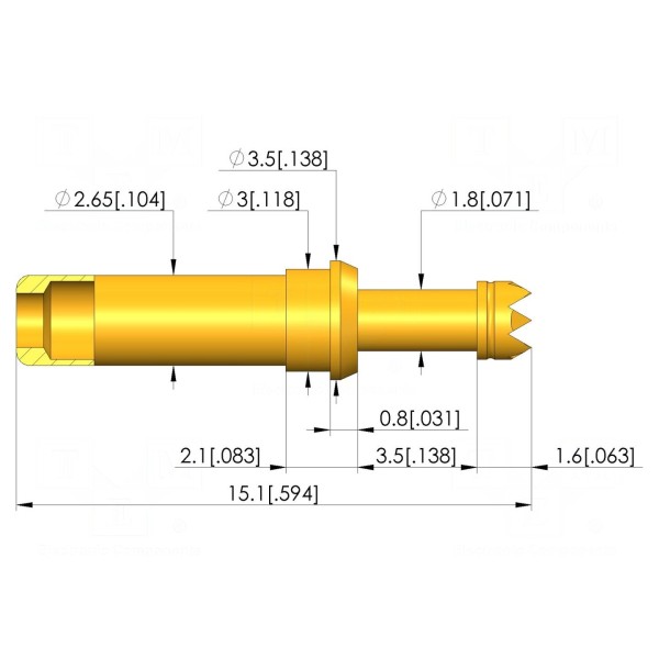 Igła testowa INGUN HSS-520-0008
