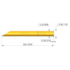 Gniazdo igły testowej INGUN KS-01023