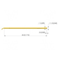 Gniazdo igły testowej INGUN KS-05035M-V-30