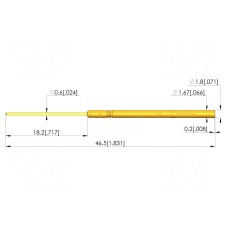 Gniazdo igły testowej INGUN KS-1004705-18